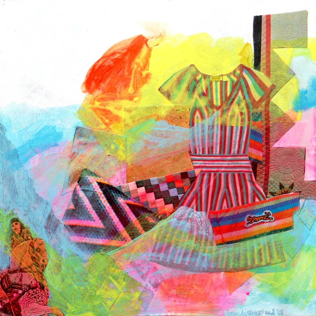 Dress, artwork by Brandi Strickland Bentley