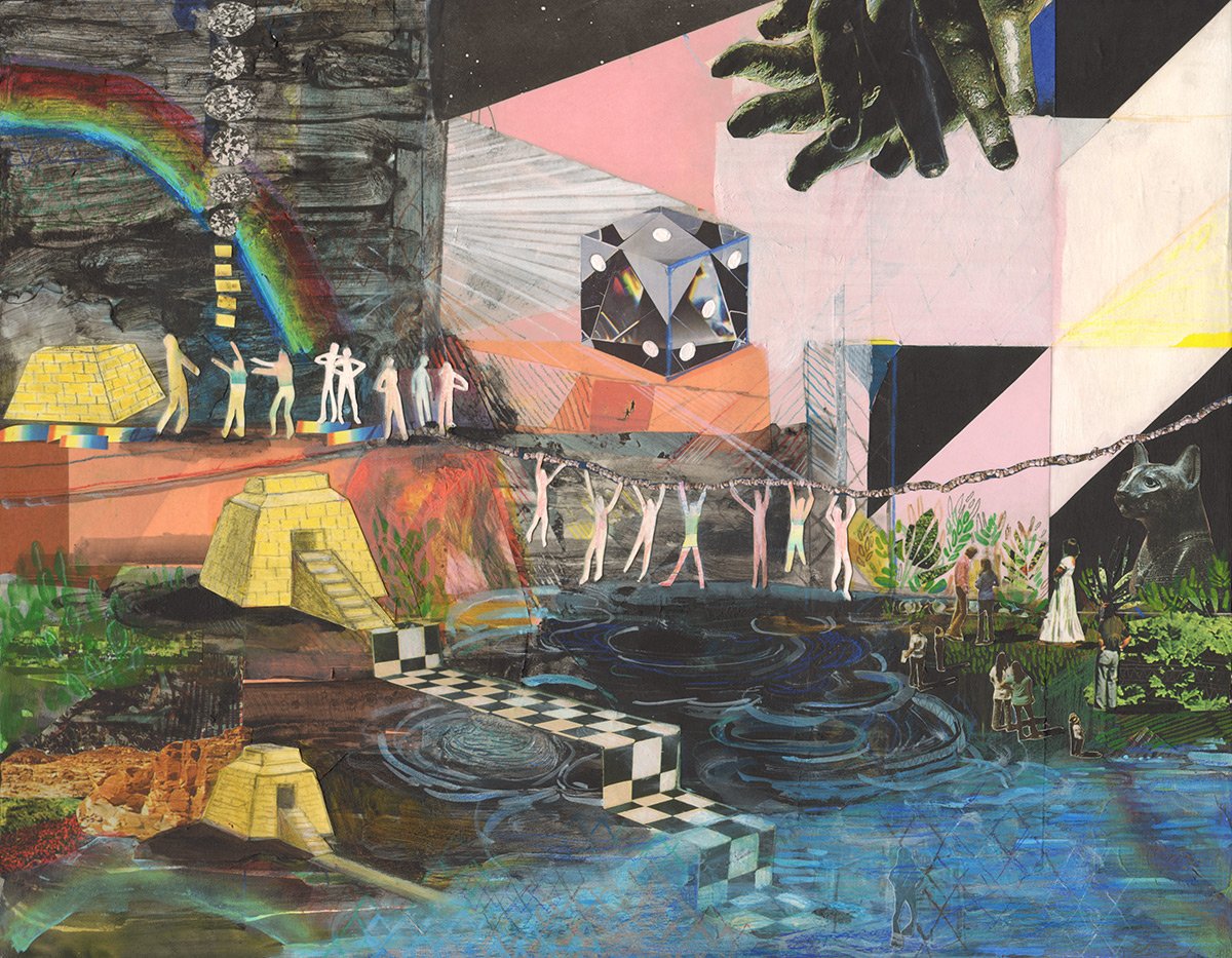 God Playing Dice, artwork by Brandi Strickland Bentley