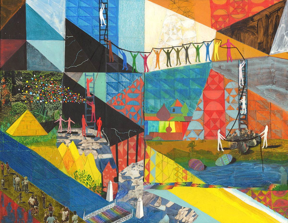 Rainbow Bridge, artwork by Brandi Strickland Bentley