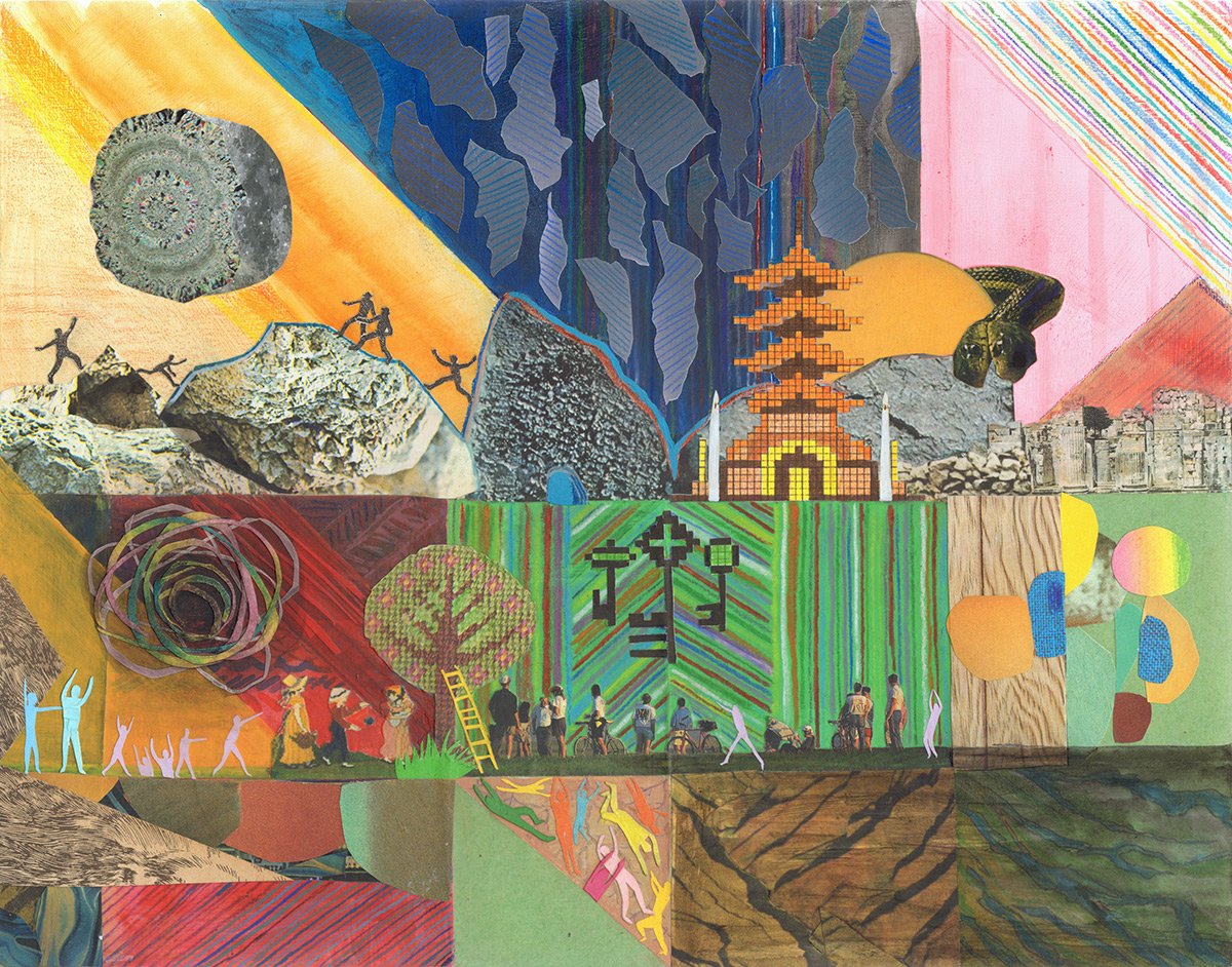 Hollow Earth, artwork by Brandi Strickland Bentley