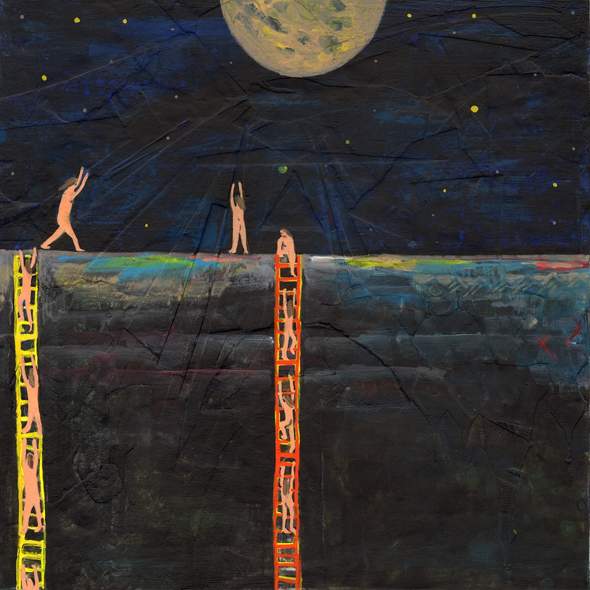 Moon Ladder, artwork by Brandi Strickland Bentley