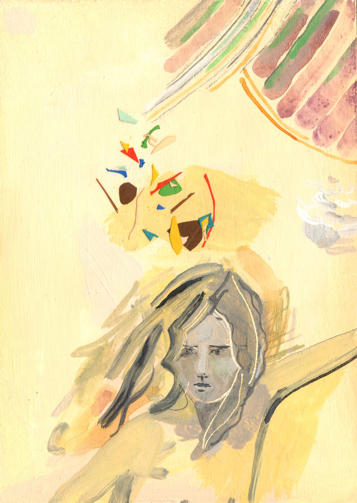 Dreaming Yellow, artwork by Brandi Strickland Bentley