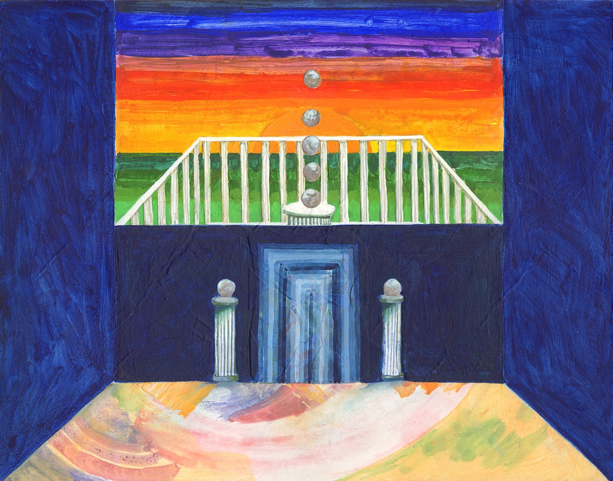 West Wall, artwork by Brandi Strickland Bentley